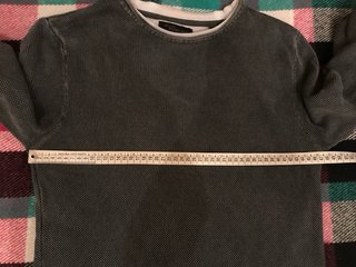 Maglione uomo Jean Pascale cotone grigio tg. S