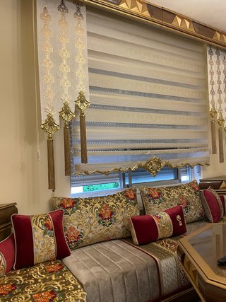 Salón Marroquí Tapizado Tela y Terciopelo