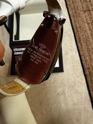 Reloj Murex Mujer Blanco y Plateado