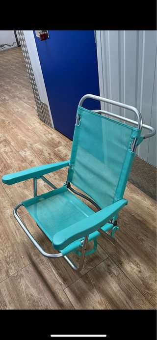Silla de playa plegable azul Beach chair foldable