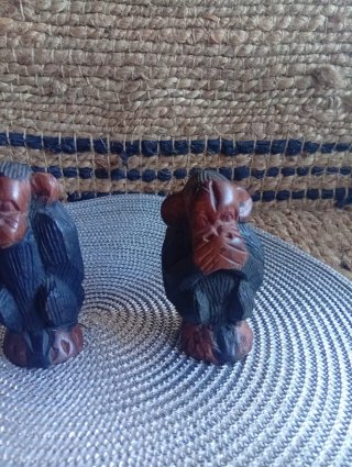 3 Monos Sabios Madera