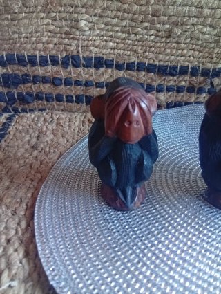 3 Monos Sabios Madera