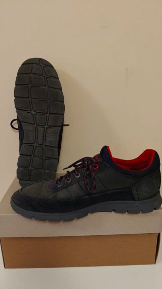 Zapatos Panama Jack Azul y Rojo