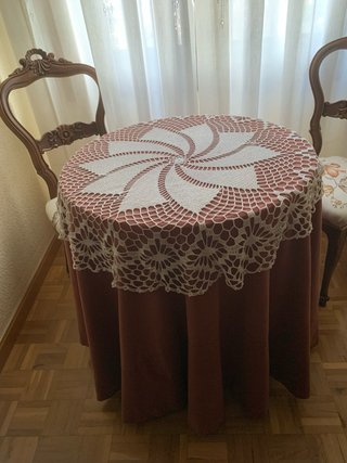Mesa camilla redonda