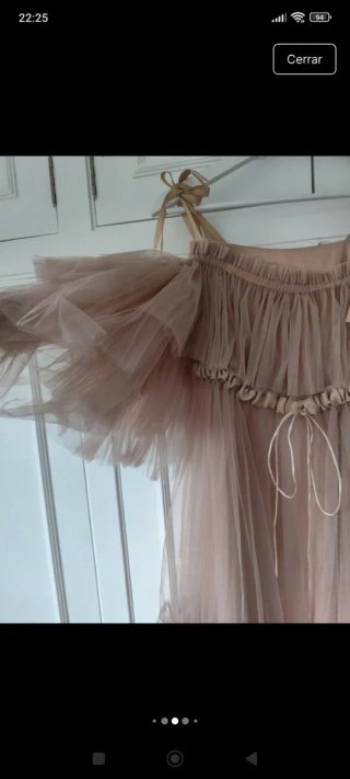 Vestido niña atrezzo fotografía