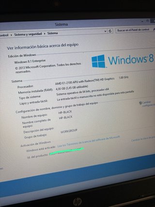 Portátil HP 255 4GB RAM SSD 250GB