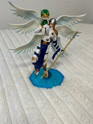 Figuras Angemon, T.K. y Patamon