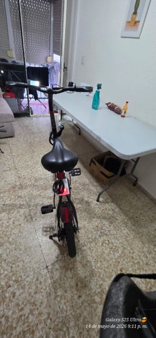 Bicicleta Eléctrica Plegable Blanca marca AVDLEU