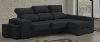 Sofá modular gris oscuro
