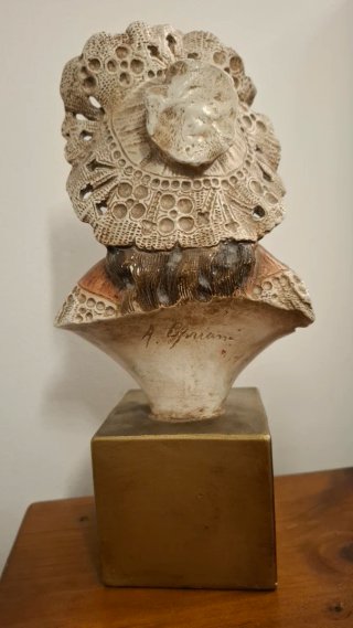Busto doncella escayola A. Cipriani
