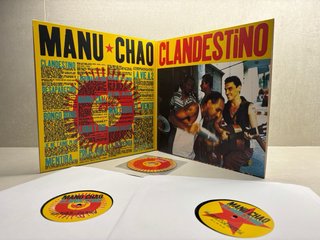 Manu Chao Clandestino LP Vinilo Doble