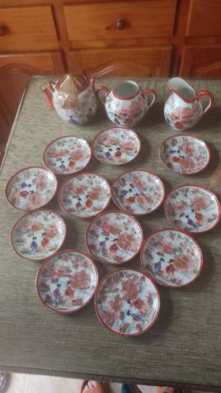 Set di tazze in porcellana cinese