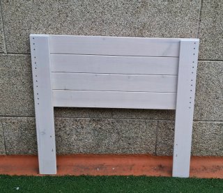 Cama IKEA 90cm:colchón,somier,patas y cabecero