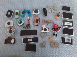 Collezione di magneti da viaggio