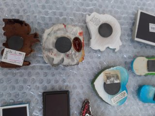 Collezione di magneti da viaggio