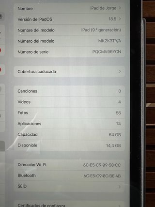 iPad 9ª Gen (2022) A2602 Plata