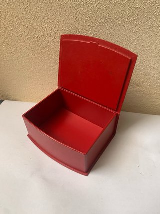 Cofanetto Vintage Cartier Parfums Paris Rosso Oro