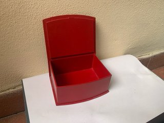Cofanetto Vintage Cartier Parfums Paris Rosso Oro
