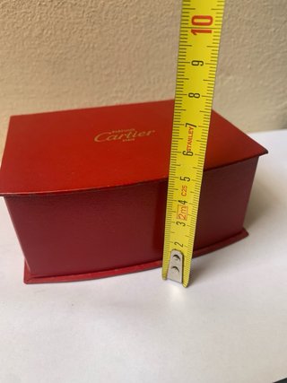 Cofanetto Vintage Cartier Parfums Paris Rosso Oro