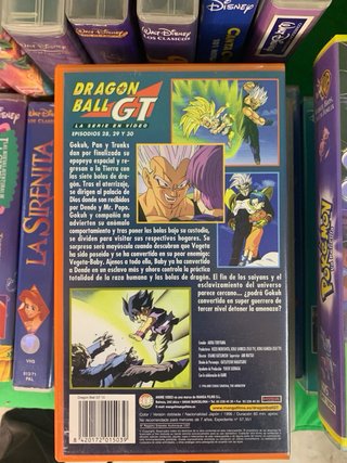 VHS Dragon Ball GT y Pokémon La Película