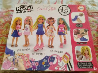 Muñeca con accesorios,para crear tus vestidos