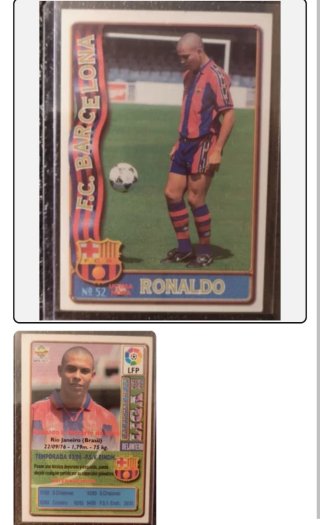 Cromos de Ronaldo F.C. Barcelona