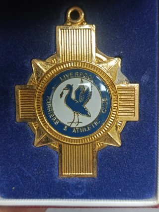 Medalla Atletismo Liverpool Harriers 70s