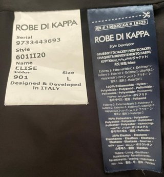Kappa Giacca Piumino Grigia (L)