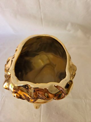 Jarrones  Cabeza Dorada Apollo
