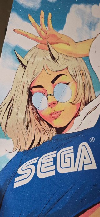 Poster Vibes '90 SEGA Girl Gamer