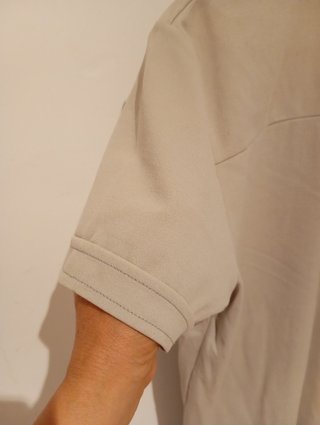 Camisa juvenil manga corta Wrangler beige