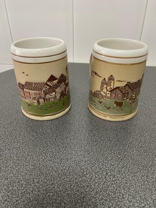 Brocche di birra tedesche, ceramica