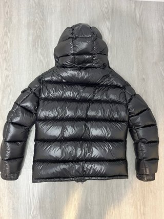 Giubbotto Moncler Nero Lucido Taglia XS/S
