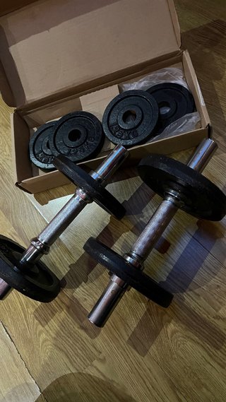 Kit Mancuernas 20kg (19kg reales)