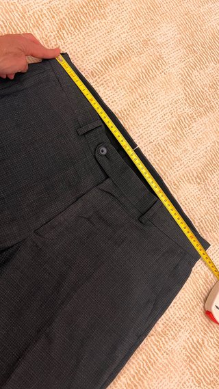 Traje de chaqueta gris de lana extra fina