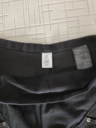 Pantalón vaquero premamá negro