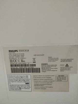 Televisor Philips Negro