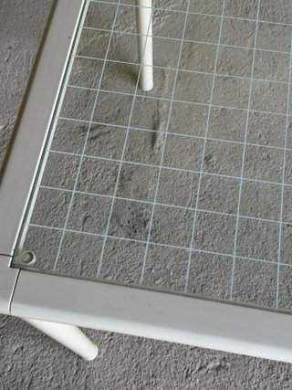 Mesa y Silla Stua Cristal y Metal