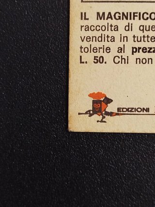 1973-74 PANINI CAMPIONI DELLO SPORT CASSIUS CLAY