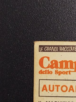 1973-74 PANINI CAMPIONI DELLO SPORT CASSIUS CLAY
