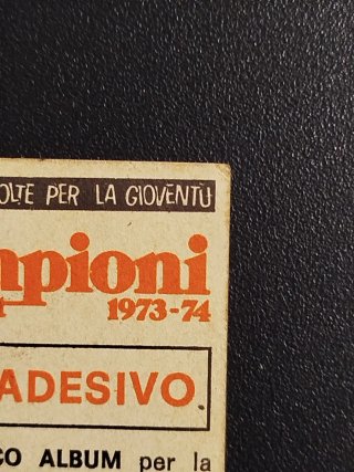 1973-74 PANINI CAMPIONI DELLO SPORT CASSIUS CLAY