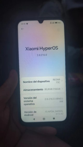 Xiaomi Redmi 15C 256GB Negro