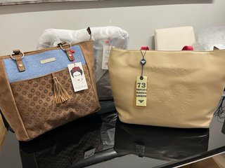 Bolso Frida Kahlo Azul y Marrón