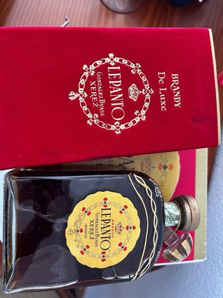 Brandy Lepanto De Luxe Antiguo Vintage #barndy