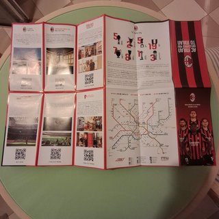 AC Milan brochure luoghi iconici Milano