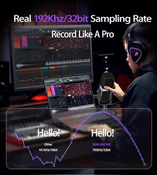 NUEVO Micrófono Podcast XLR USB RGB Profesional