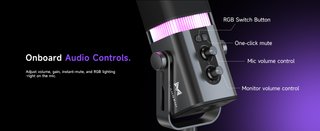 NUEVO Micrófono Podcast XLR USB RGB Profesional