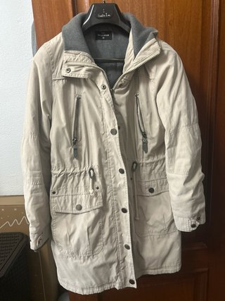 Abrigo The Outerwear Beige/Gris