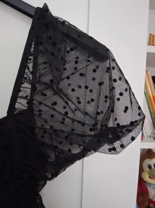 Vestido H&M Negro Talla XS,pero talla para una 32.