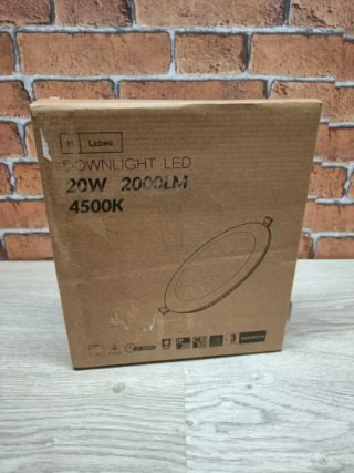 M Ledme - Pack 2, Panel Redondo Extraplano 20W
